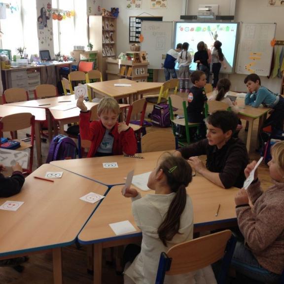 Práce v minicentrech aktivit